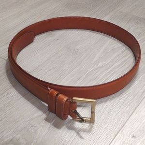 Coach Tanned Cowhide Belt with Solid Brass 34"